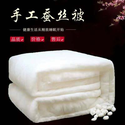 蚕丝被子冬被空调被双人被芯春秋被加厚保暖棉被冬季单人学生宿舍