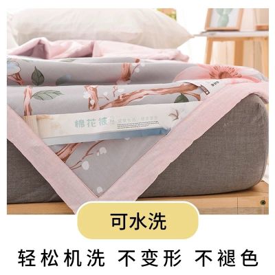 空调被夏凉被棉花棉质水洗单人双人春秋被芯儿童学生宿舍薄被子夏