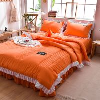 夏季冰丝夏被空调被天丝夏凉被四件套可水洗单双人夏天薄款被子