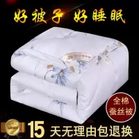 全棉蚕丝被手工桑蚕丝立体单双人宿舍加厚保暖春秋被空调被芯冬被