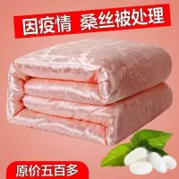 桑丝被空调被子夏天夏凉被单人春秋被芯双人冬被四季通用