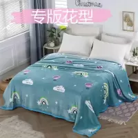 法兰绒床单毛毯盖毯冬季保暖学生单双人床单件空调四季毯子