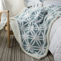 立体毯小毛毯盖毯小毯子小毯双层加厚珊瑚绒办公室午休午睡毯毛毯