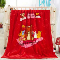 婴儿毛毯童毯儿童毯盖毯幼儿园午睡毯双层加厚云毯午睡毯子午休毯