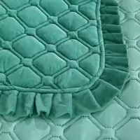 水晶绒床单床盖双面炕单夹棉加厚防滑保暖绒毛毯单双人睡垫盖毯子