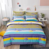 亲肤纯磨毛宿舍床单被套四件套简约被罩三件套床上用品被单网红女