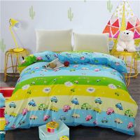 纯棉斜纹单件被套卡通婴儿男女孩宿舍全棉被罩1.2x1.5x1.8m床
