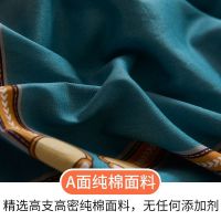 全棉加绒被套单件加厚保暖双人被罩秋冬季a纯棉b法兰珊瑚绒