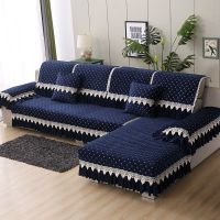 冬季欧式短毛绒沙发垫布艺防滑四季沙发垫通用坐垫简约全包