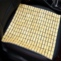 夏季汽车坐垫竹片凉席夏天单片麻将凉垫透气座垫三件套无靠背竹垫