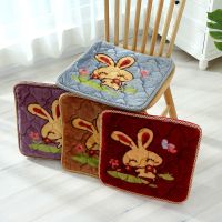 加厚四季毛绒坐垫冬季保暖办公室防滑椅子垫沙发餐桌椅凳子垫直销