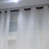 不透人窗纱纱帘透光透气纱帘窗帘纱成品阳台飘窗落地窗卧室客厅帘