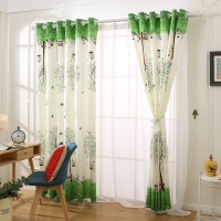 简易窗帘成品出租房卧室阳台窗帘学校窗帘半遮光窗帘门帘