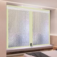 加厚保暖窗帘塑料密封窗户冬季防风卧室挡风隔断防寒保温膜半透明