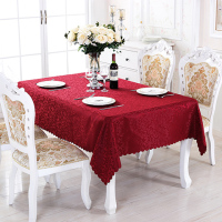 家用长方形桌布酒店桌布布艺台布欧式餐厅圆形圆桌茶几布方形桌群