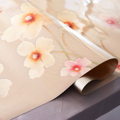 全新款式pvc桌布软玻璃防水防油防烫免洗长方形方桌餐桌茶几桌垫