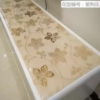 印花磨砂电视柜软玻璃垫透明水晶板餐桌茶几防水桌布多规格可选