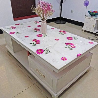 pvc软玻璃桌布防水防烫长方形茶几垫餐桌垫塑料电视柜台布可