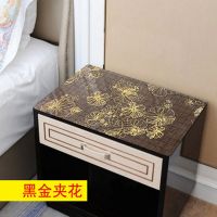 pvc桌布床头柜电视柜鞋柜垫软玻璃防水防烫免洗可透明印花布