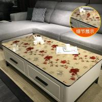 pvc软玻璃桌布胶垫长方形防水防烫防油免洗透明水晶板客厅茶几垫