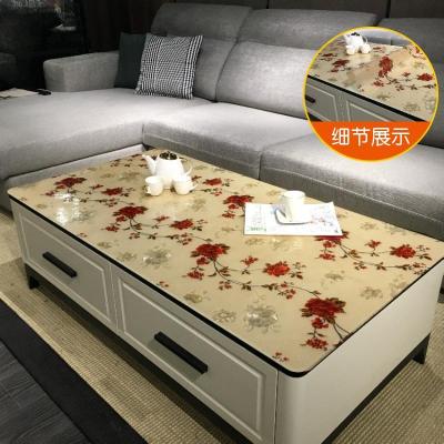pvc软玻璃桌布胶垫长方形防水防烫防油免洗透明水晶板客厅茶几垫