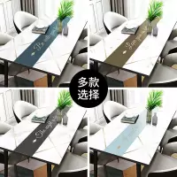 皮革餐桌垫无味 轻奢防水防烫防油免洗厚桌布正方形pvc家用ins风