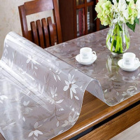 pvc桌布软玻璃塑料垫透明台布可尺寸防烫防水防划防油易清洗