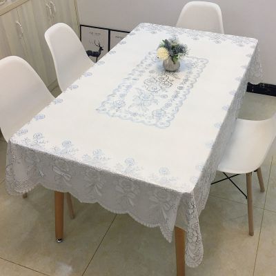餐桌布防水防油烫餐桌台布长方形桌布家用塑料桌布茶几垫客厅台布
