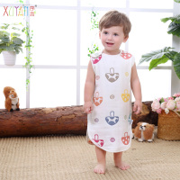 夏季婴儿分腿睡袋纯棉宝宝儿童防踢被睡衣新生儿薄款空调被子