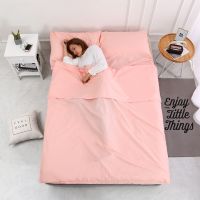 纯棉隔脏睡袋户外旅行睡袋酒店宾馆便携式成人单双人卧铺卫生床单