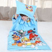 婴儿睡袋儿童纯棉宝宝中大童小孩防踢被神器四季通用被子春秋