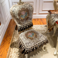 欧式餐椅垫套装奢华美式家用椅子垫坐垫凳套罩餐桌布桌旗
