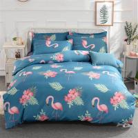 1.5米1.8米2米单人双人仿棉被套四季被罩|火烈鸟 200*230