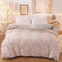 全棉被套单件150x200x230纯棉双人宿舍被罩1.5米1.8m|甜蜜橘 180*220cm纯棉单件被套