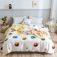 卡通被套单件纯棉120x150x180x200单人学生宿舍100全棉被罩