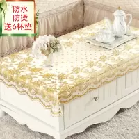 pvc茶几垫烫金桌布防水防烫长方形欧式简约现代免洗塑料餐桌台布