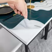 北欧桌布防水防油免洗pvc餐桌垫长方形透明无味茶几桌垫防烫家用
