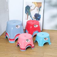 小凳子塑料板凳家用儿童凳加厚圆凳防滑踩脚胶凳脚踏宝宝洗澡矮凳