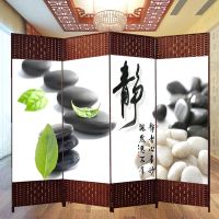 屏风隔断客厅折叠卧室进门双面简易玄关墙移动推拉折屏座屏
