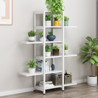 花架子客厅落地式花几多层绿萝多肉花盆架铁艺不锈钢花架置物架