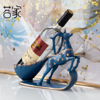 创意红酒架摆件家用装饰品酒柜装饰红酒杯收纳架倒挂酒瓶架置物架