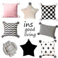 ins抱枕北欧风格床头靠枕沙发客厅轻奢风床上靠垫枕靠背简约现代