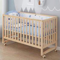 婴儿床实木多功能新生儿bb儿童床可移动摇篮宝宝床拼接大床