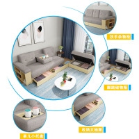 乳胶沙发床折叠两用单人多功能储物日式小户型客厅办公室沙发组合