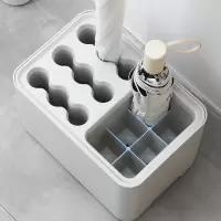 雨伞架家用入户门口装伞桶收纳架商用办公室放伞沥水置物架子神器