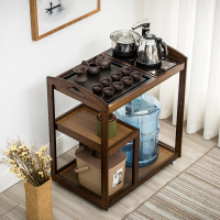 移动茶台茶桌简约家用茶车客厅烧水壶一体小茶几阳台泡茶盘茶具套