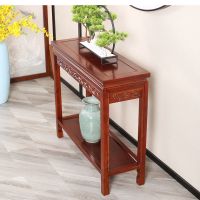 沙发边几小茶几榆木实木边桌沙发桌极简长方形窄桌子角几中式长桌