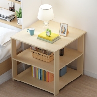 床头柜收纳置物架简约现代卧室床头桌床边小柜子简易储物柜经济型