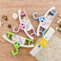 儿童中童大童中号衣撑子新生婴儿小号伸缩小孩宝宝家用晾