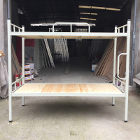 铁床上下床高低床铁架床上下铺铁床重庆学校宿舍双层床员工架子床|80宽加厚上下床+配实木板